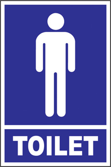 SAFETY SIGN (SAV) | Toilet